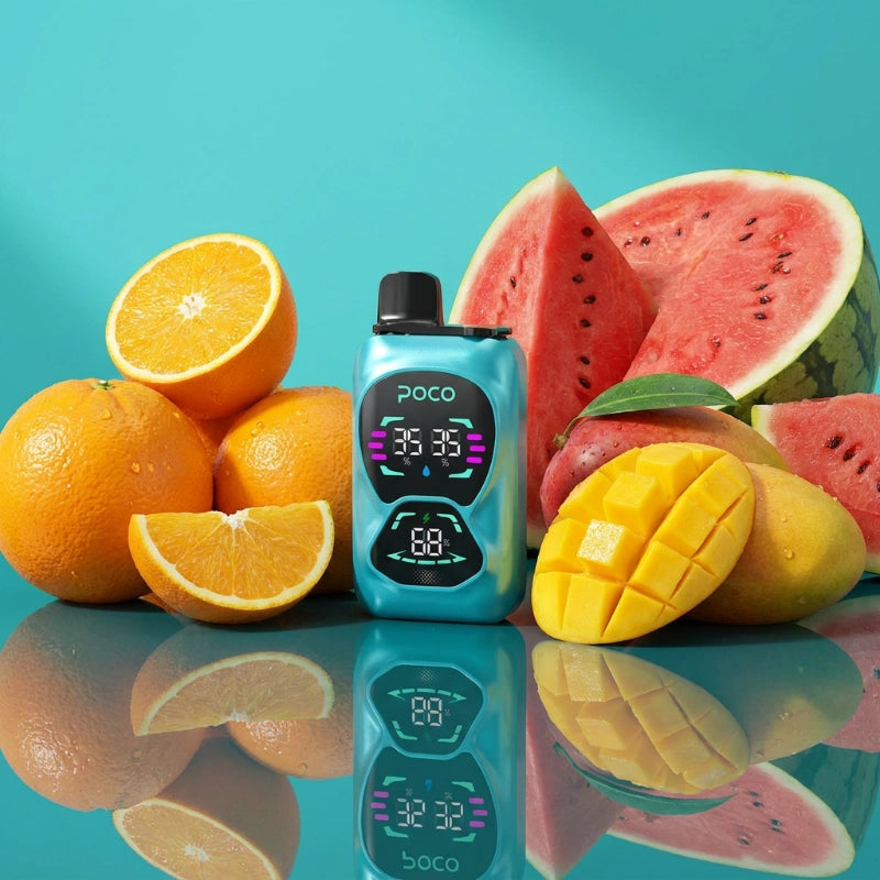 Poco Double 26000 - Energy Drink & Orange Mango Watermelon 5%