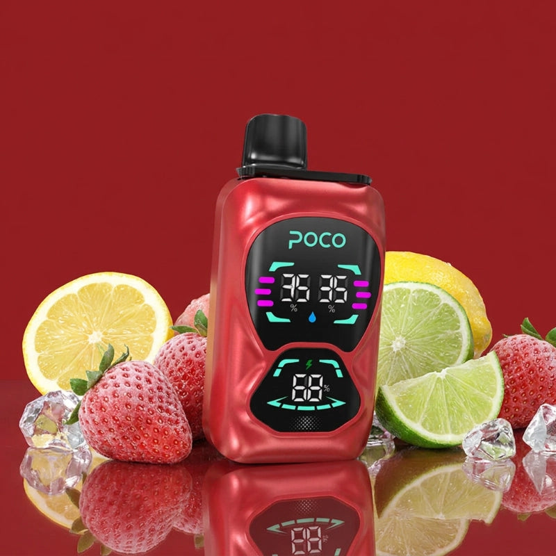 Poco Double 26000 - Lemon Lime & Strawberry lce 5%