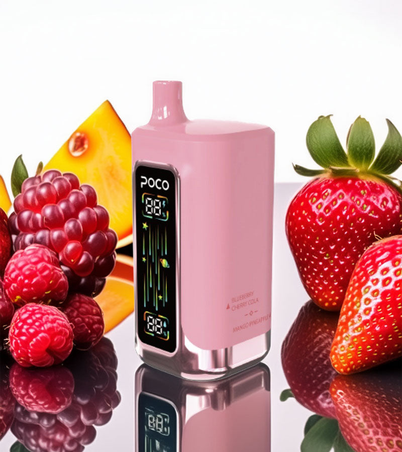 Poco FR 80000 – Strawberry Cherry & Raspberry Watermelon & Blueberry Cherry Cola & Mango Pineapple 5%